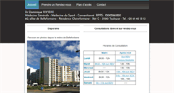 Desktop Screenshot of docteurdominiqueriviere.com