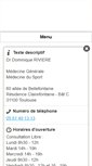 Mobile Screenshot of docteurdominiqueriviere.com